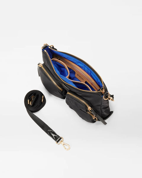 MZ Wallace Chelsea Petite Shoulder Bag Black - trends and gems