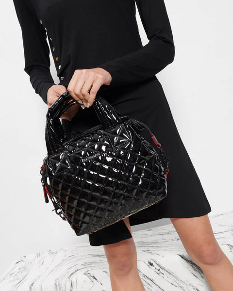 Mz wallace micro sutton black lacquer hotsell