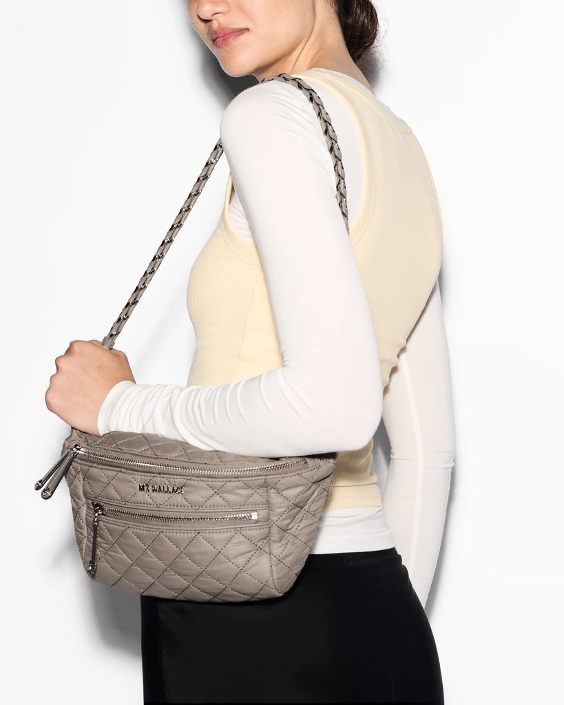 MZ Wallace Crosby Crossbody Sling Morning Dove