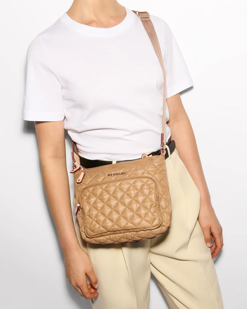 MZ Wallace Metro Scout Crossbody Deluxe Caramel