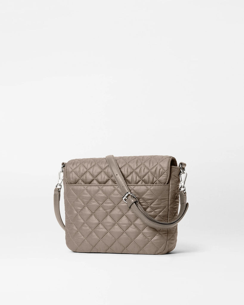 MZ Wallace Medium Crosby Lock Crossbody Morning Dove