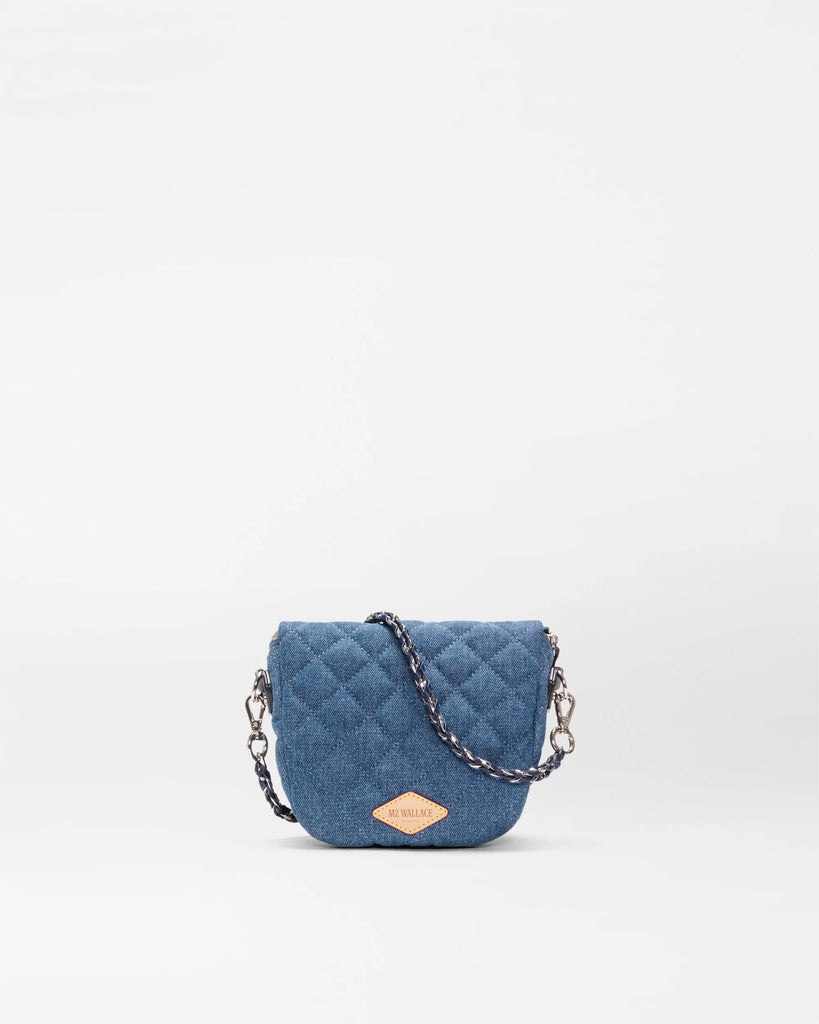 MZ Wallace Micro Crosby Sling True Blue Denim