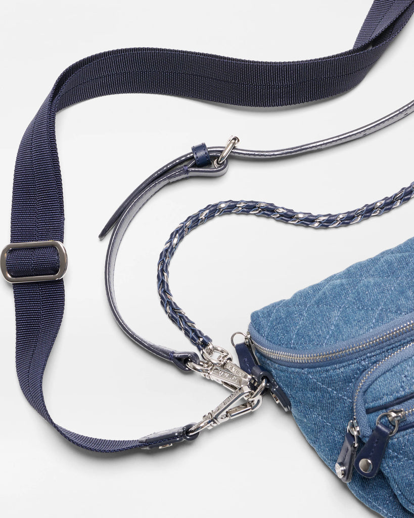 MZ Wallace Micro Crosby Sling True Blue Denim