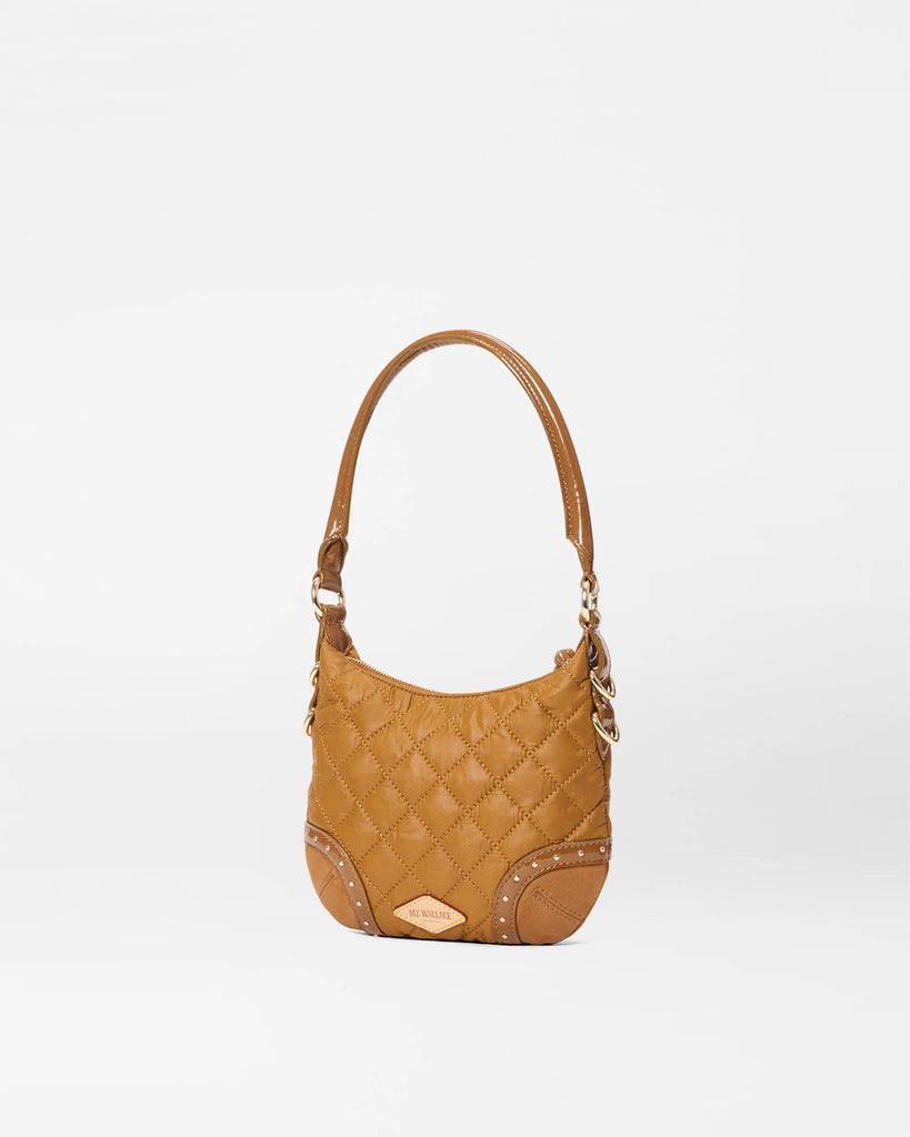 MZ Wallace Mini Stud Crosby Sienna Amber