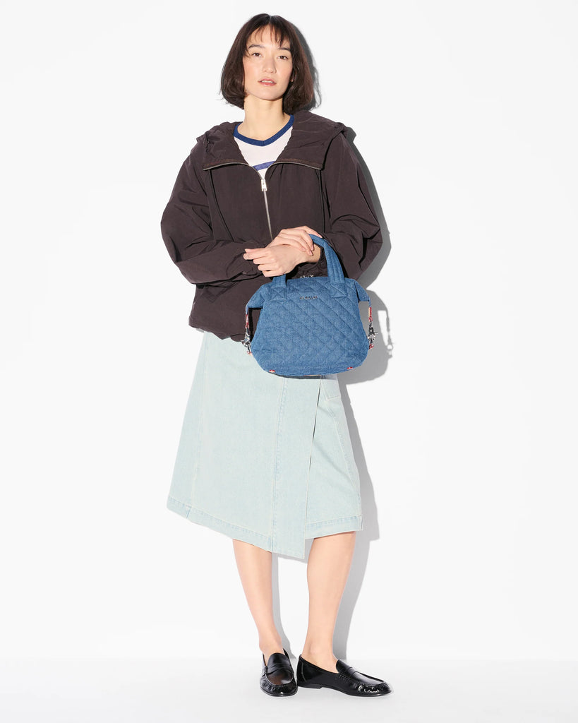 MZ Wallace Small Sutton Deluxe True Blue Denim