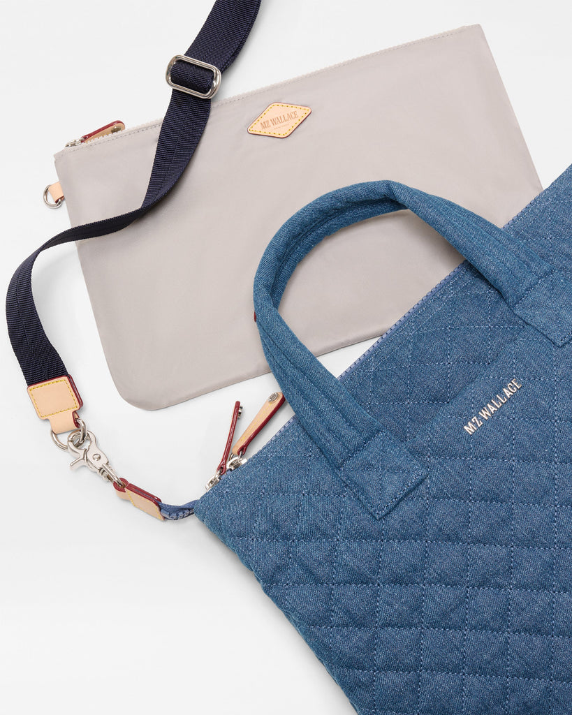 MZ Wallace Small Sutton Deluxe True Blue Denim