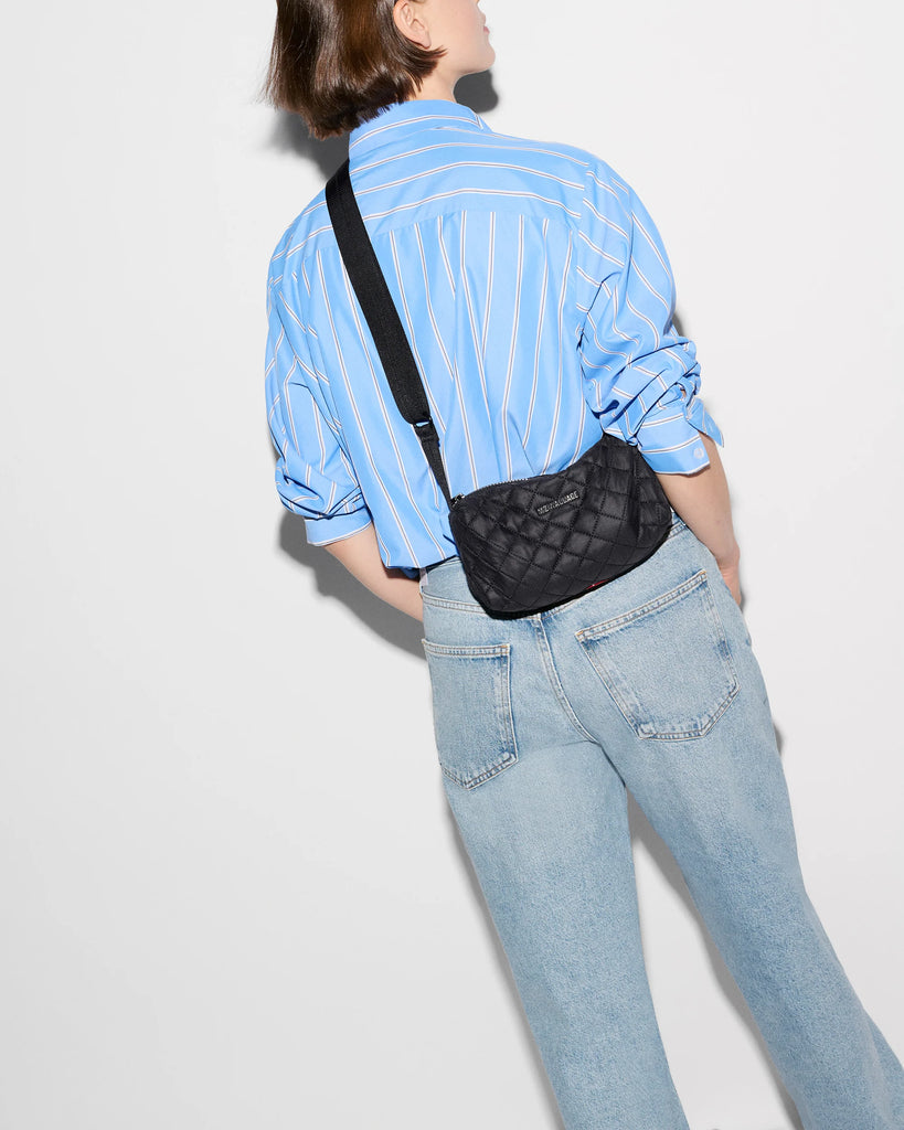 MZ Wallace Metro Boxy Crossbody Black