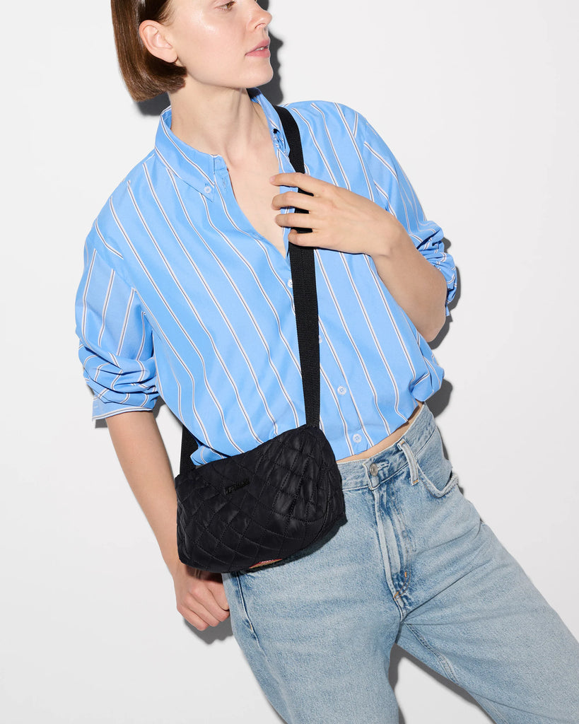 MZ Wallace Metro Boxy Crossbody Black