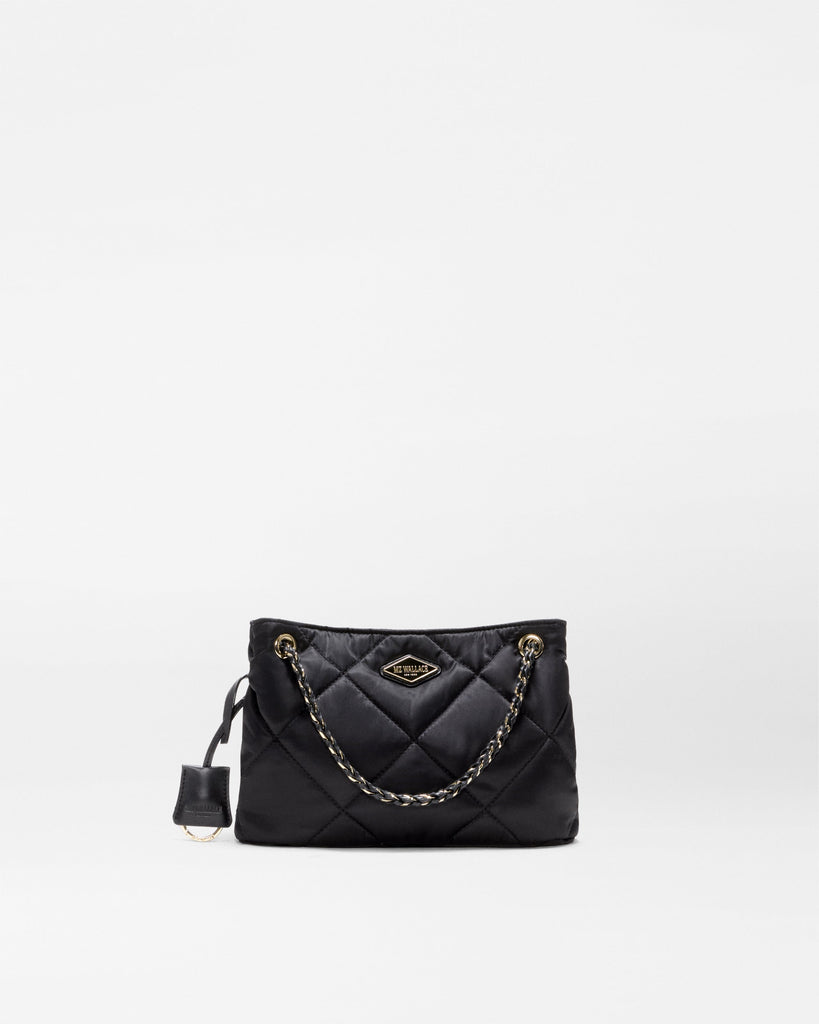 MZ Wallace Small Frankie Tote Black