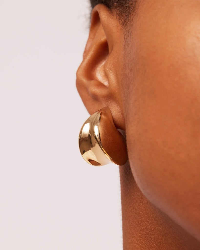 Jenny Bird Nouveaux Puff Earrings Gold