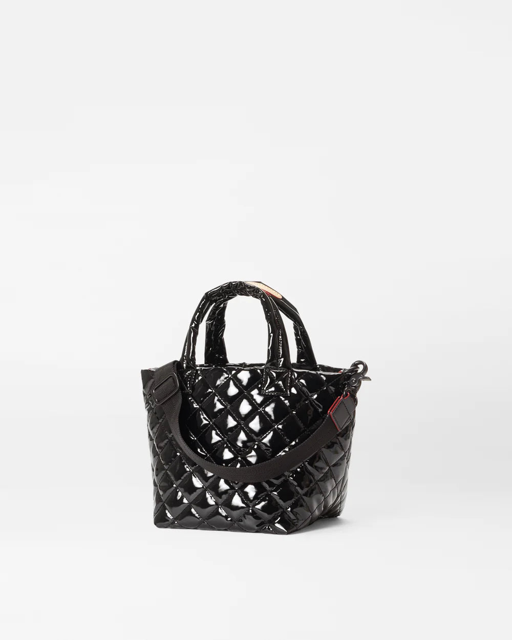 Mz wallace large metro tote black lacquer hot sale
