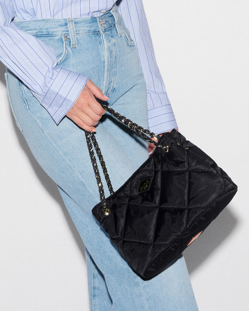 MZ Wallace Small Frankie Tote Black