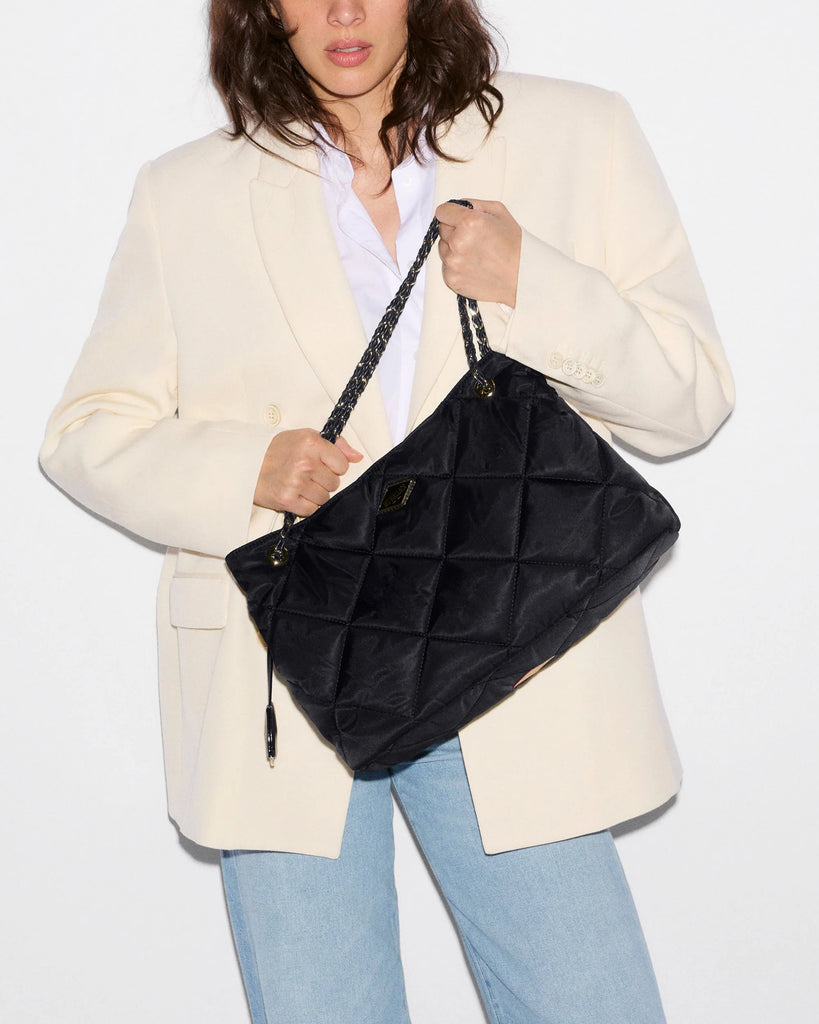 MZ Wallace Medium Frankie Tote Black