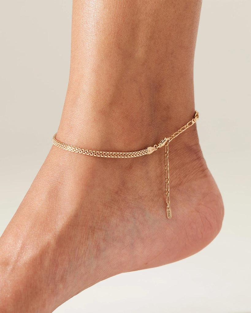 Jenny Bird Maren Anklet Gold