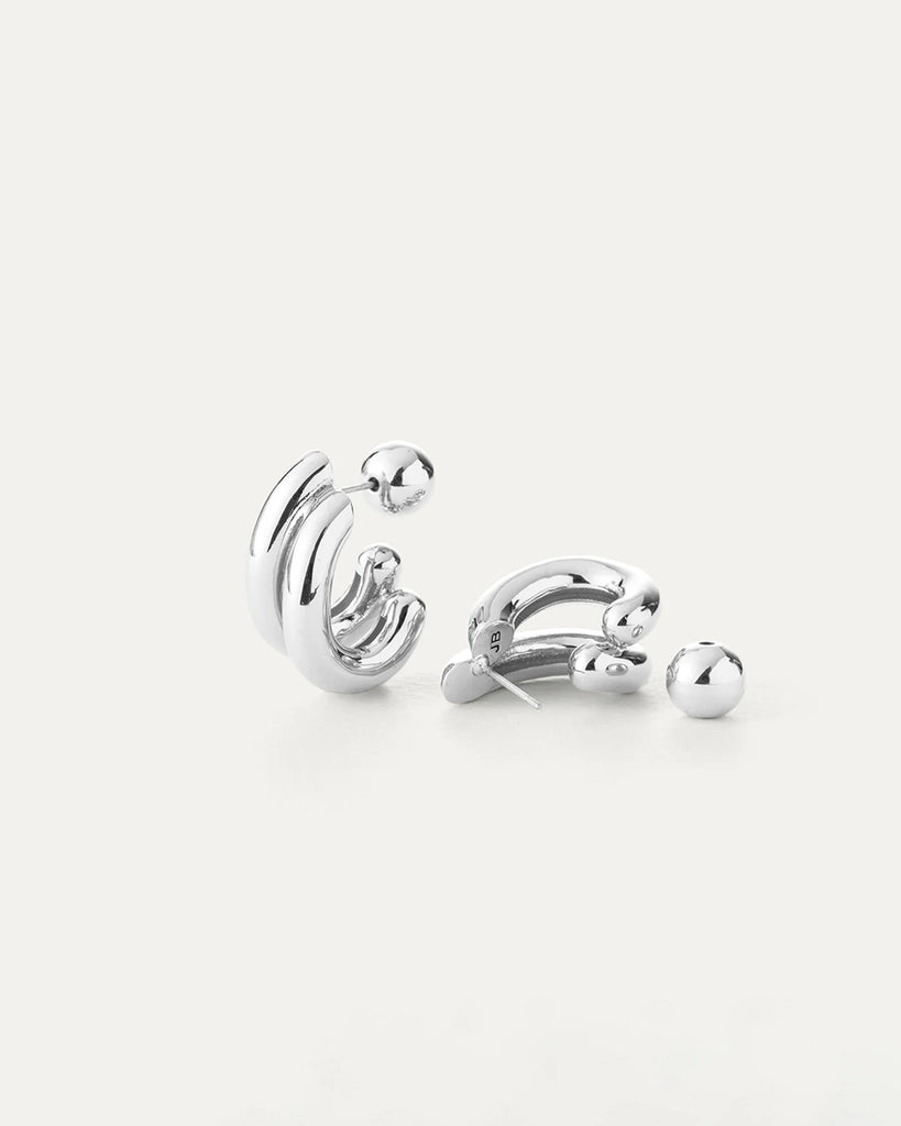 Jenny Bird Florence Earrings Silver