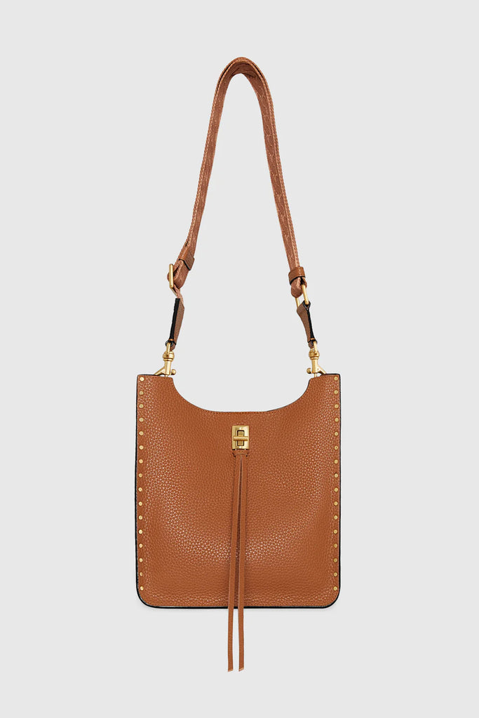 Rebecca Minkoff Darren Medium Feed Bag Caramello trends and gems