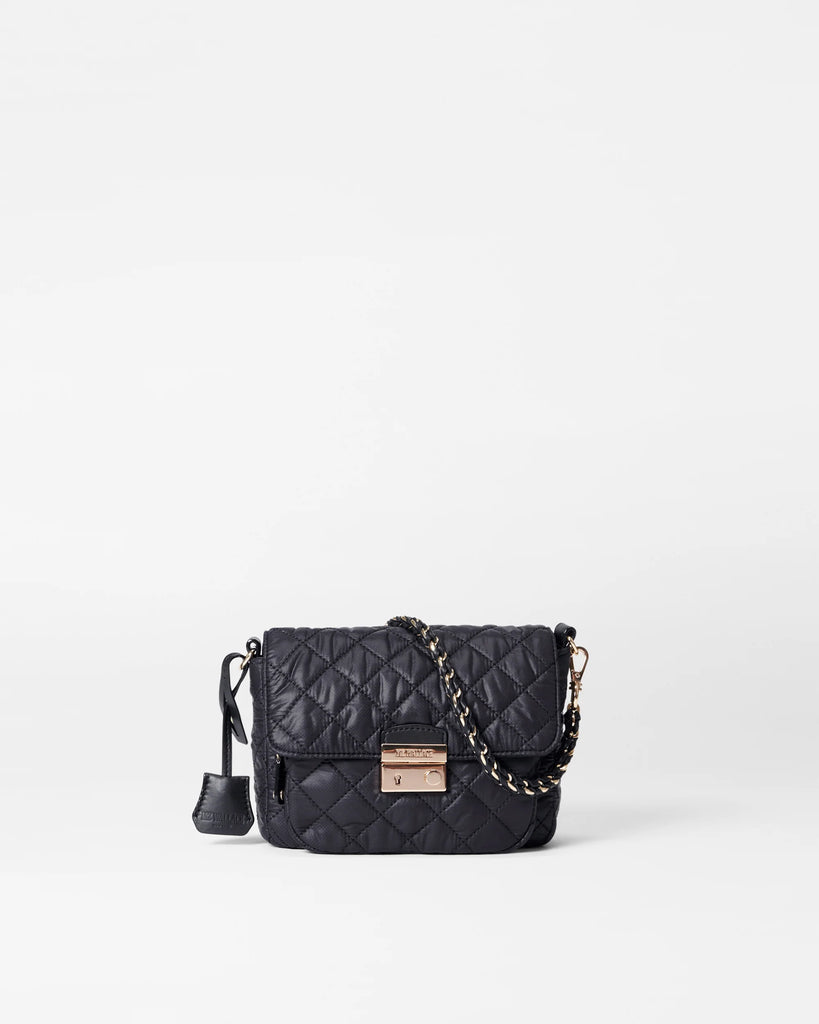 MZ Wallace Crosby Lock Small Crossbody Black