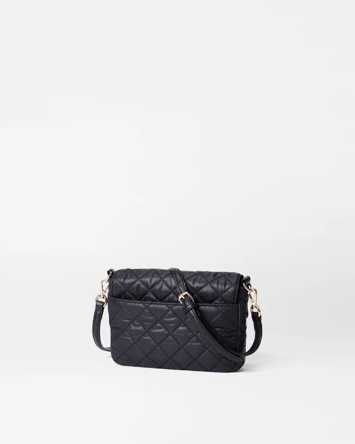 MZ Wallace Crosby Lock Small Crossbody Black