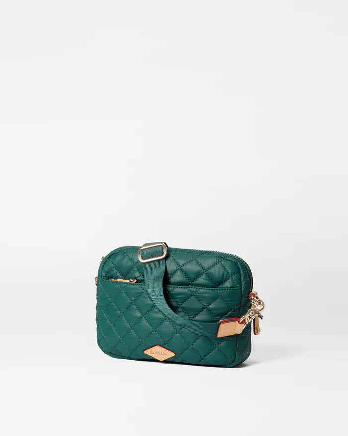 MZ Wallace Small Metro Camera Bag Emerald