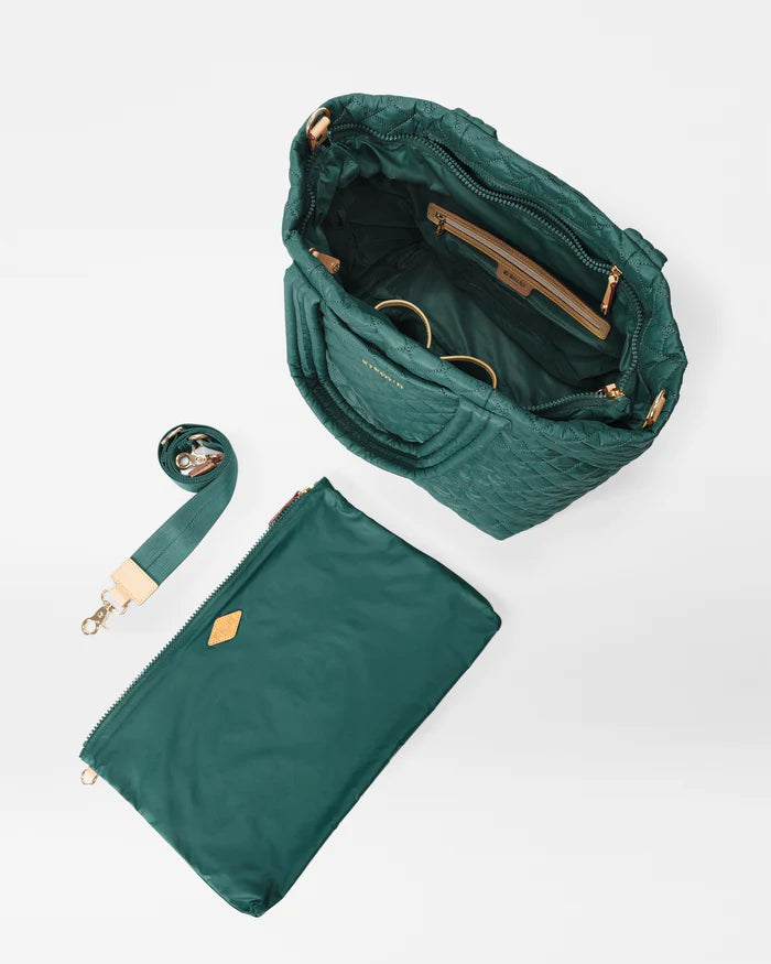 MZ Wallace Medium Metro Tote Deluxe Emerald