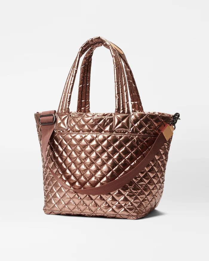 MZ Wallace Medium Metro Tote Deluxe Copper Metallic Lacquer