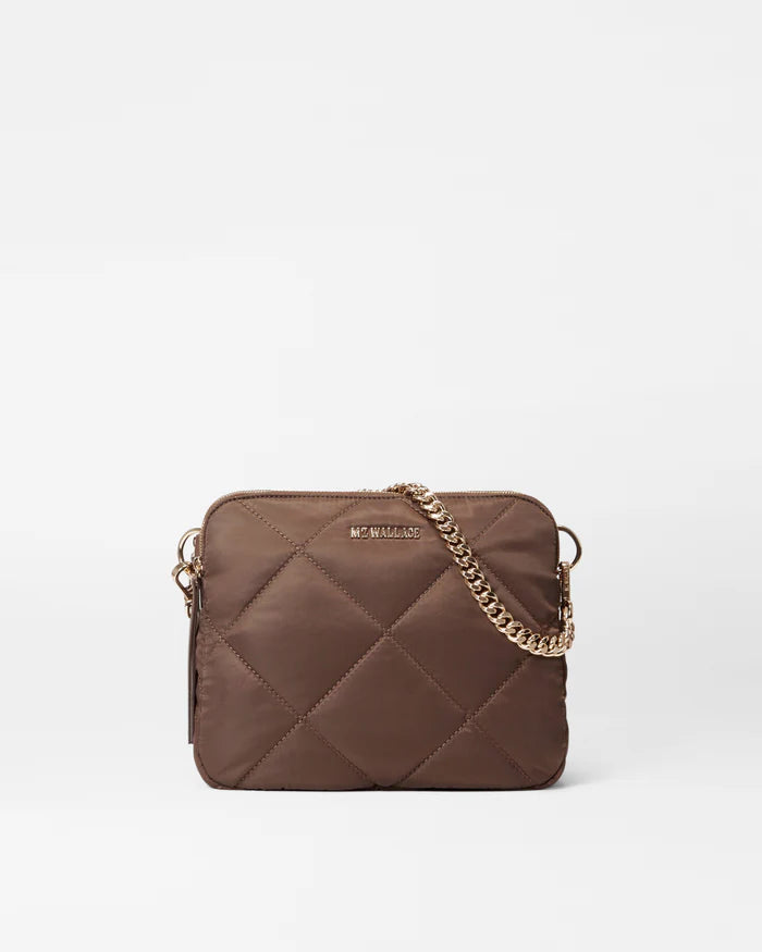 MZ Wallace Madison Crossbody Walnut