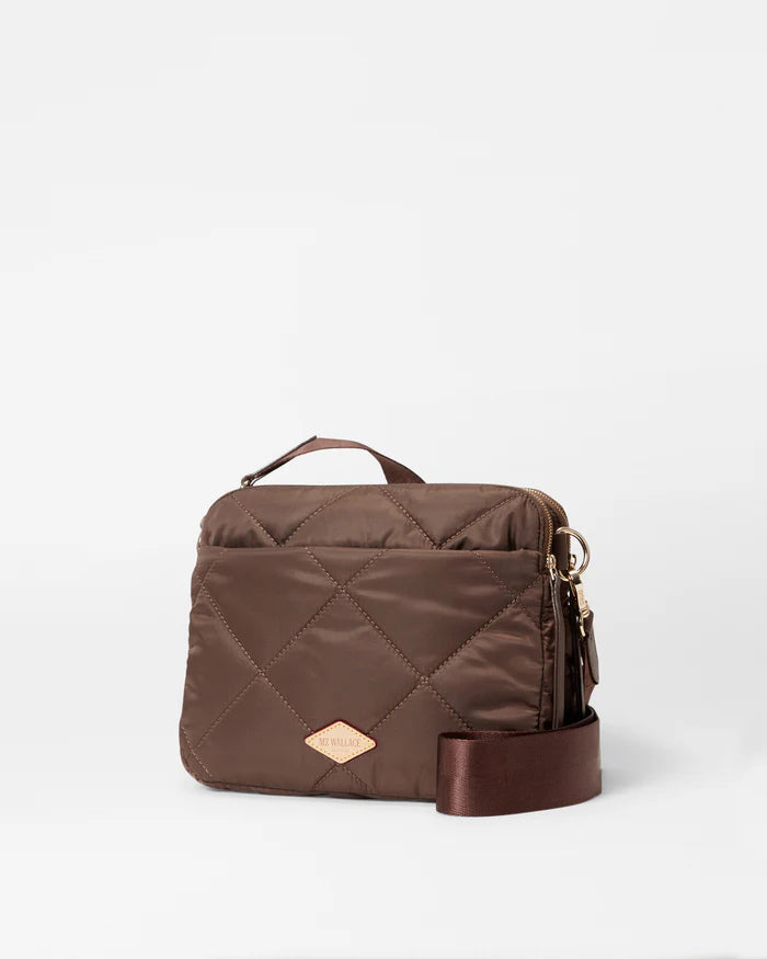 MZ Wallace Madison Crossbody Walnut