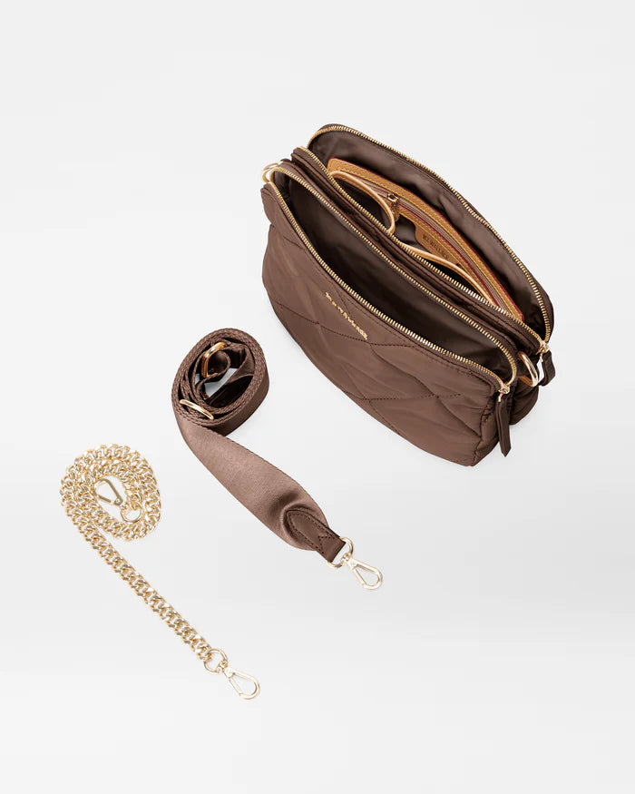 MZ Wallace Madison Crossbody Walnut