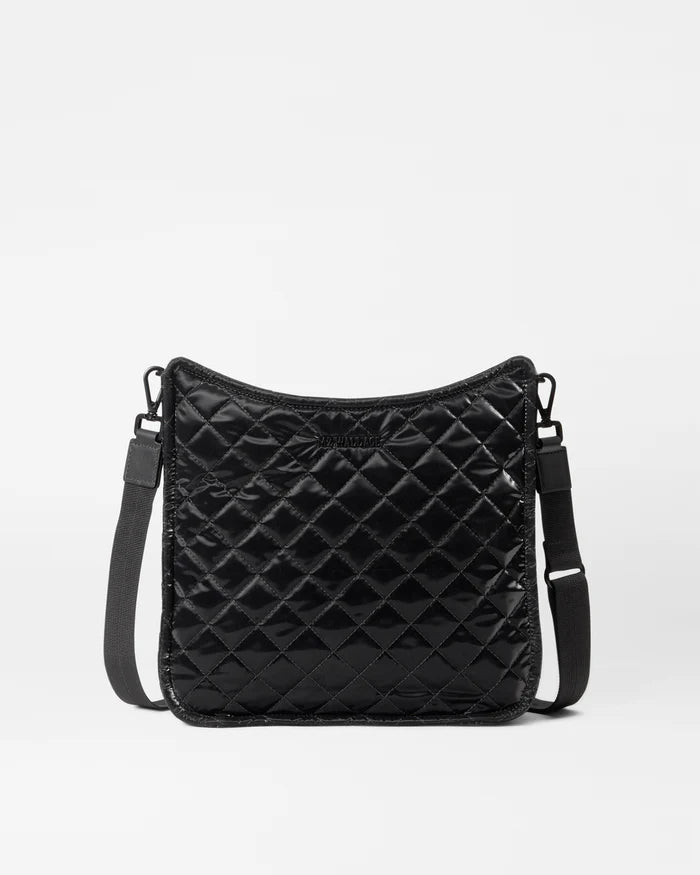 MZ Wallace Box Crossbody Black Liquid