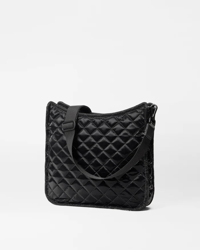 MZ Wallace Box Crossbody Black Liquid