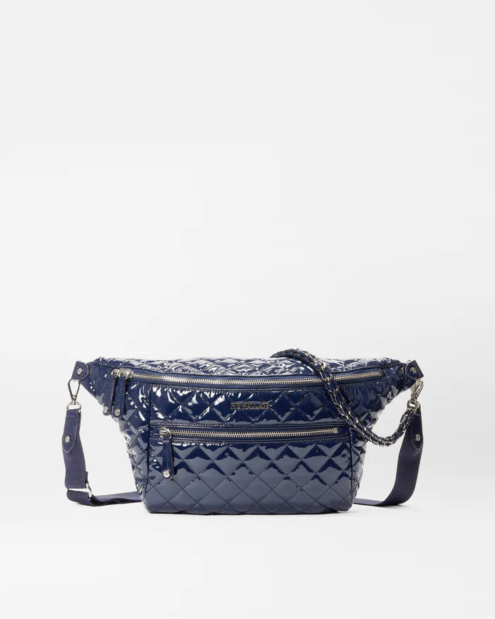 MZ Wallace Crosby Crossbody Sling Navy Lacquer