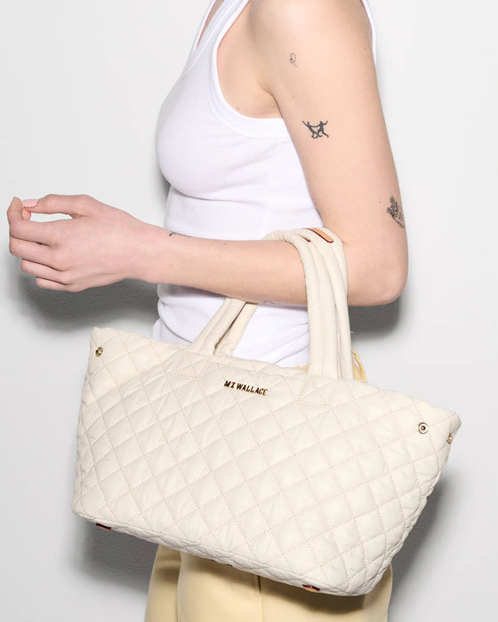 MZ Wallace Small Metro City Tote Sandshell
