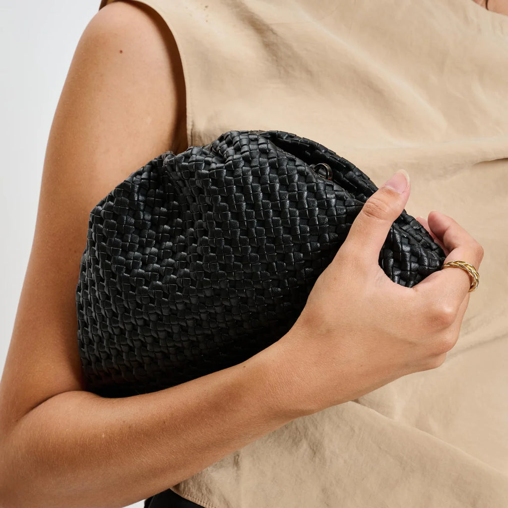 Serena Clutch/ Crossbody Black