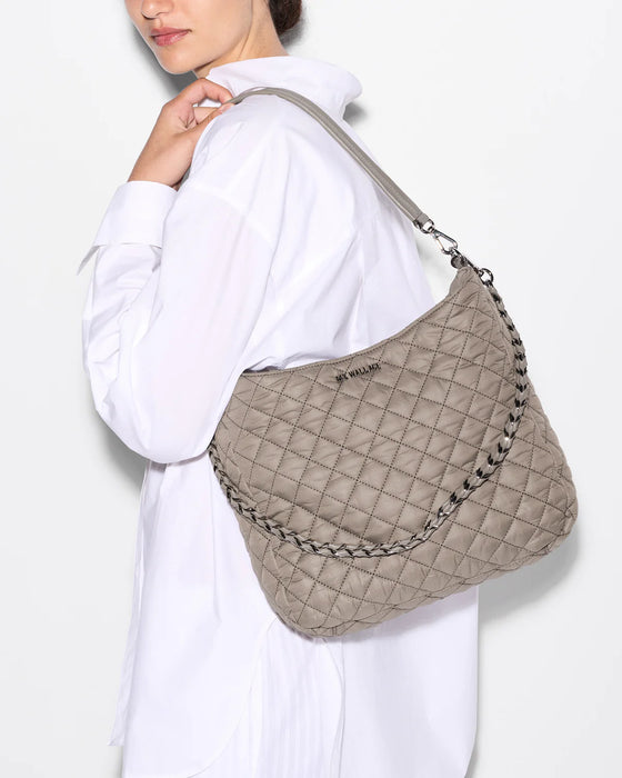 MZ Wallace Crosby Hobo Morning Dove