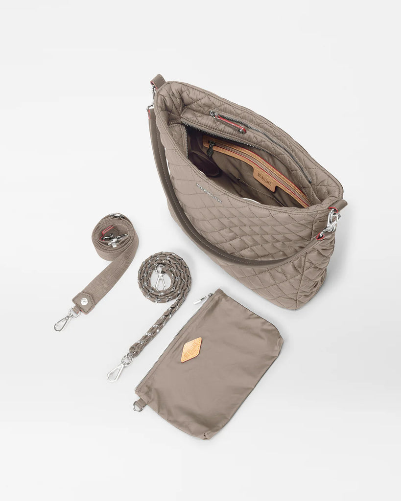 MZ Wallace Crosby Hobo Morning Dove
