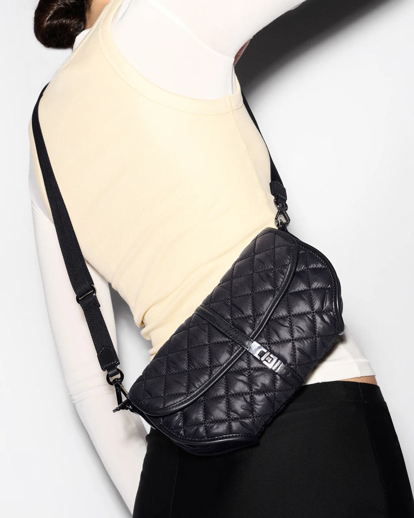 MZ Wallace Astor Convertible Cutch Black