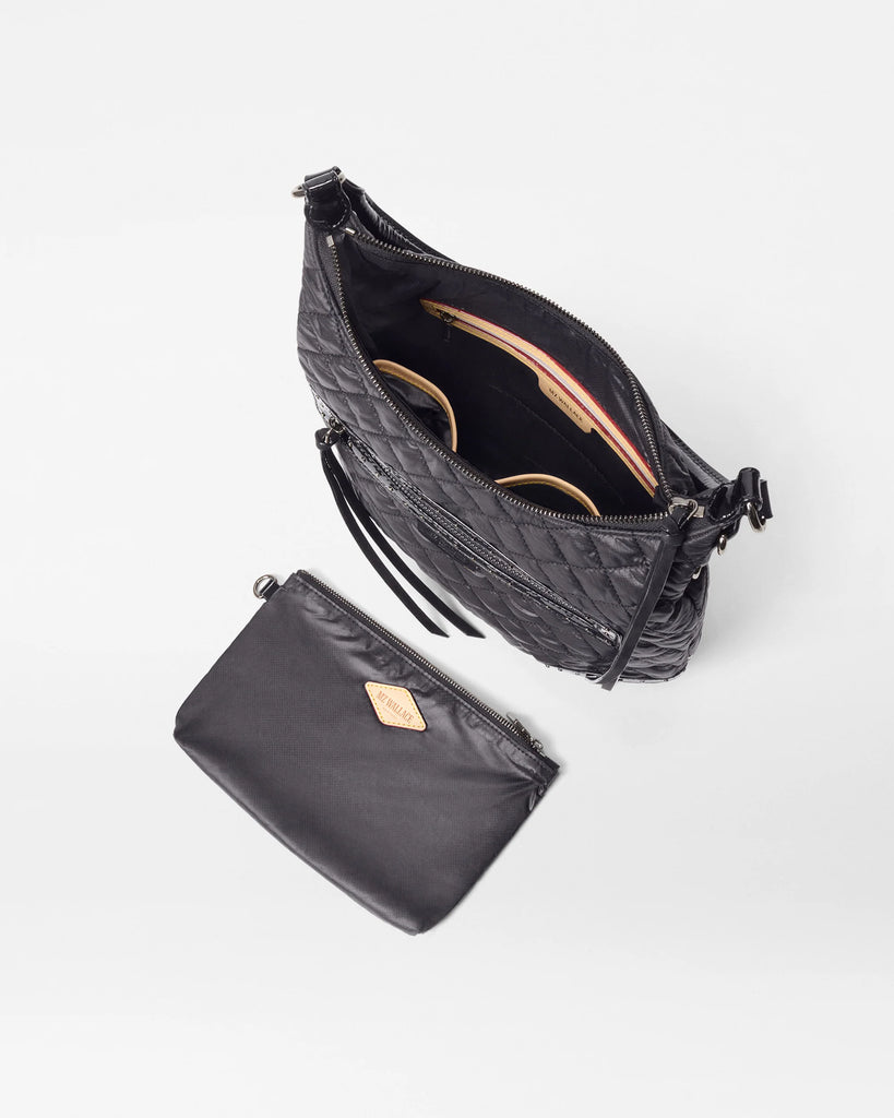 MZ Wallace Multi Stud Crosby Sienna Black