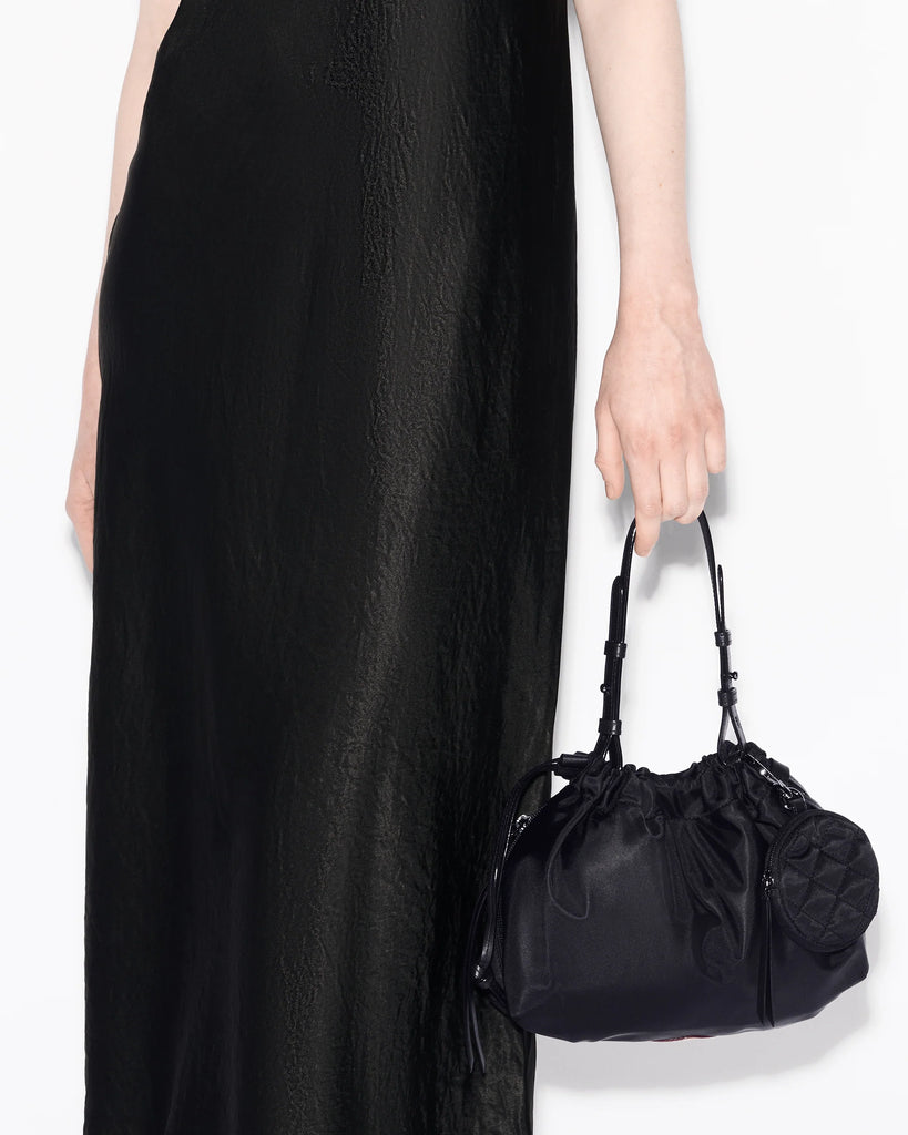 MZ Wallace Small Waverly Shoulder Bag Black