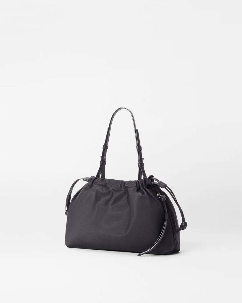 MZ Wallace Small Waverly Shoulder Bag Black