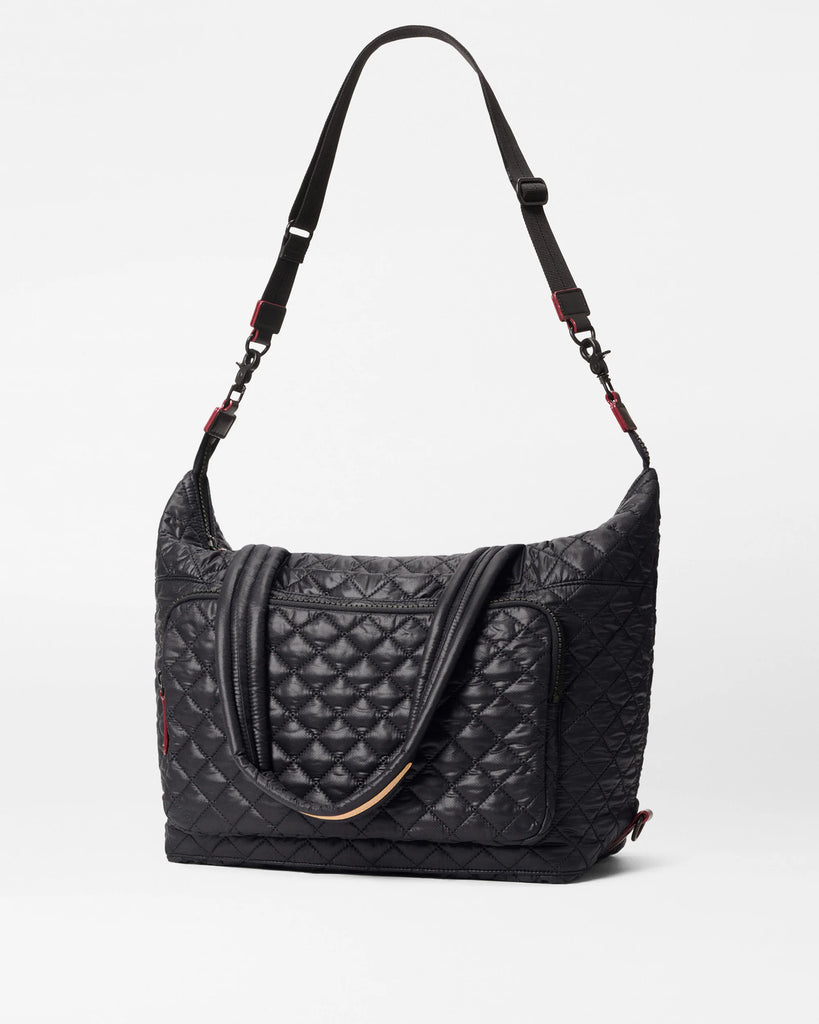 MZ Wallace Large Sutton Travel Bag Black