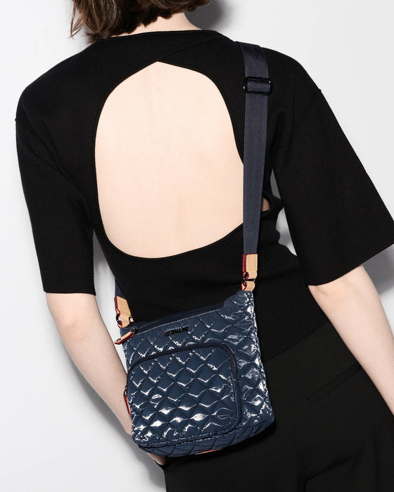 MZ Wallace Metro Scout Crossbody Deluxe Ink Liquid