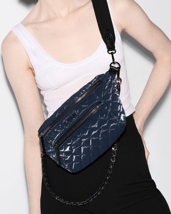 MZ Wallace Small Crosby Crossbody Sling Ink Liquid