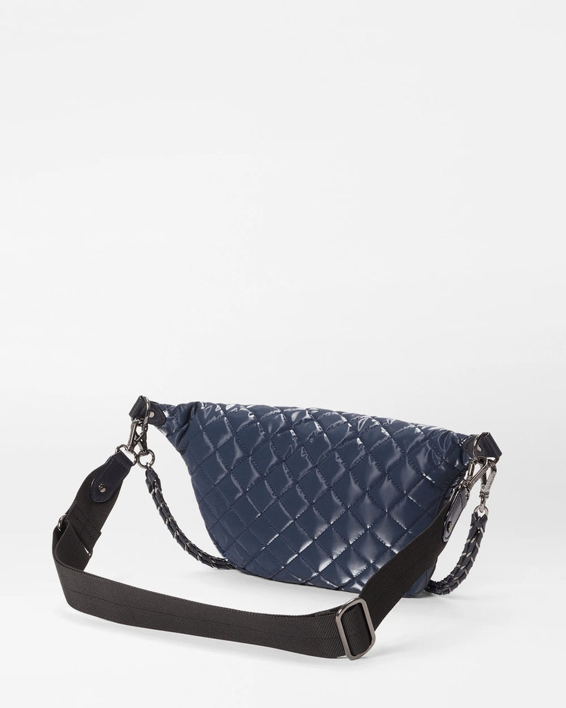 MZ Wallace Small Crosby Crossbody Sling Ink Liquid