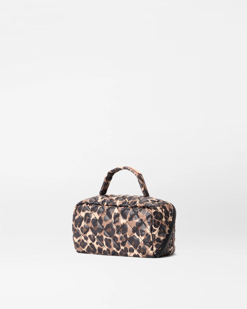 MZ Wallace Metro Accordion Cosmetic Leopard