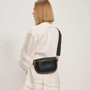Giselle Studded Belt Bag/Sling Black