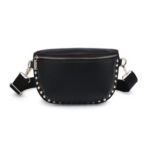 Giselle Studded Belt Bag/Sling Black