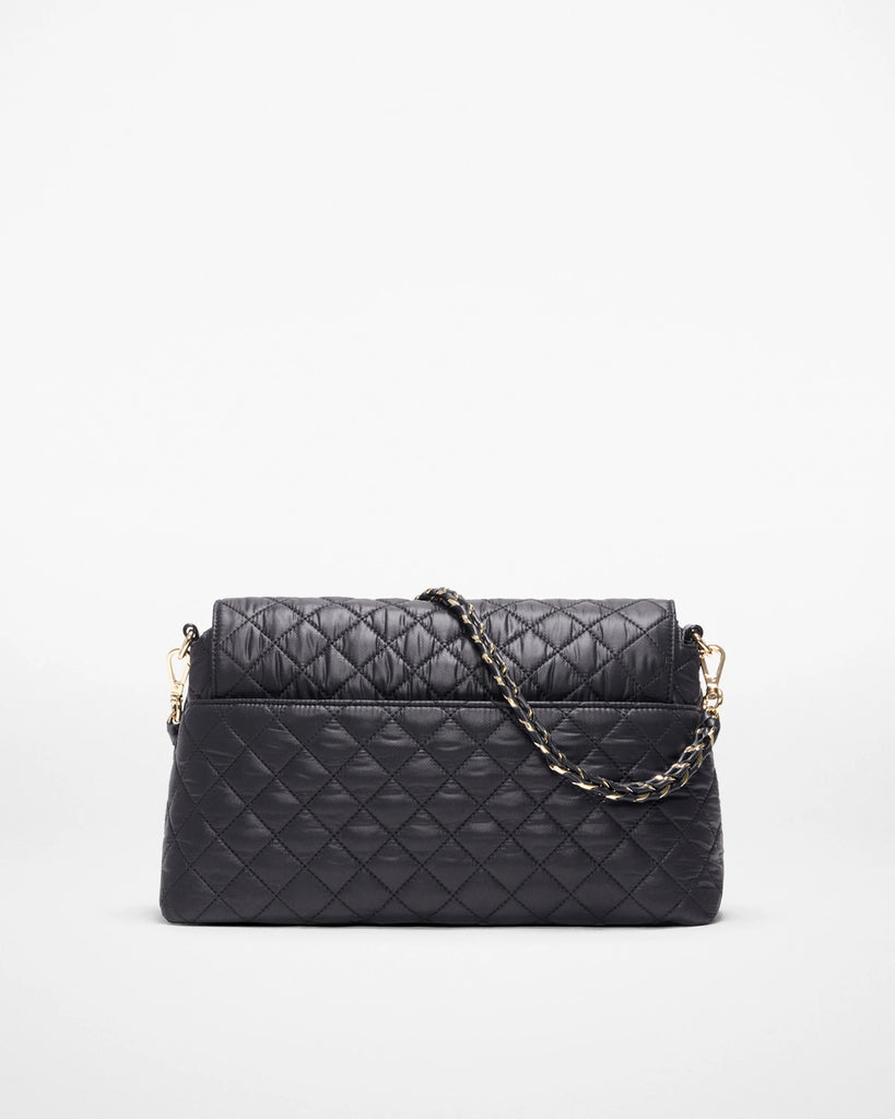 MZ Wallace Crosby Lock Shoulder Bag  Black