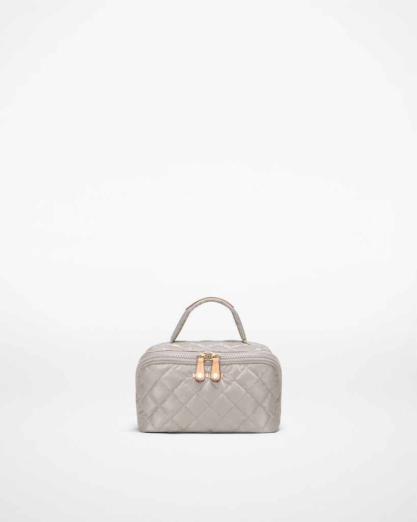 MZ Wallace Metro Accordion Cosmetic Sable Pearl Metallic