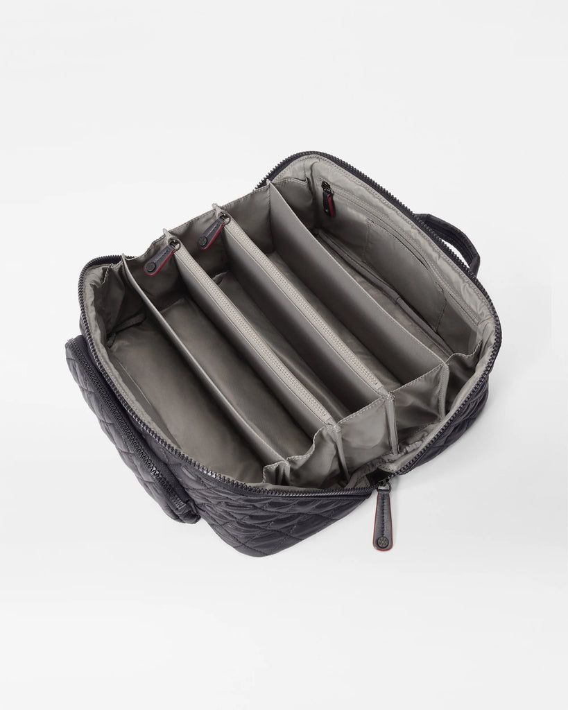 MZ Wallace Large Accordion Cosmetic Case Black