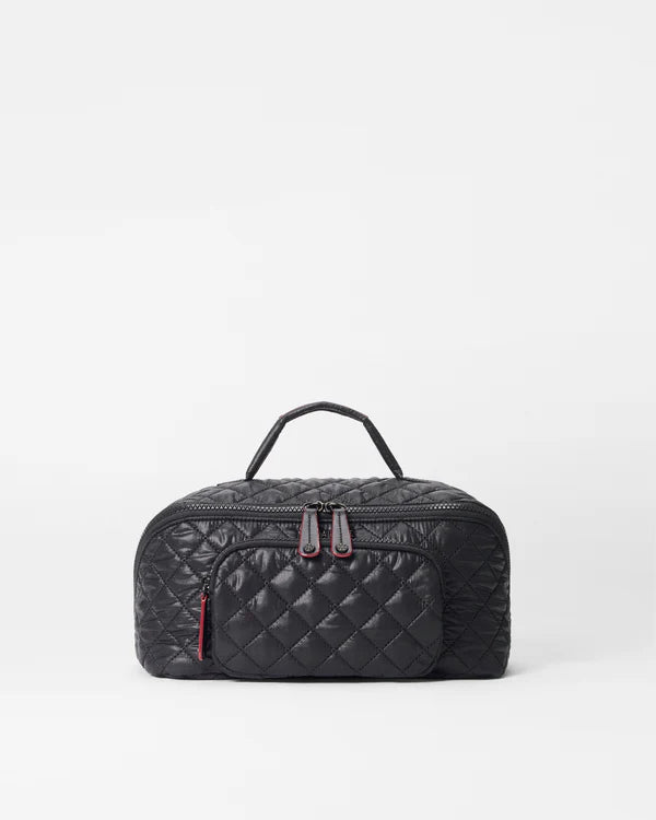 MZ Wallace Large Accordion Cosmetic Case Black